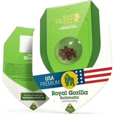 Royal Queen Seeds Royal Gorilla Automatic semena neobsahují THC 5 ks – Zboží Mobilmania