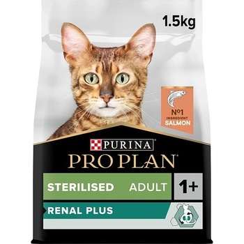 Pro Plan Cat Sterilised Renal Plus granule pro kastrované kočky s lososem 1,5 kg