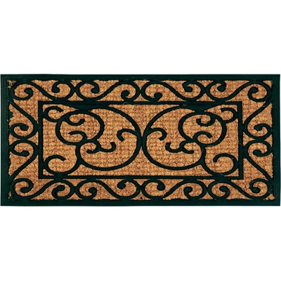 Esschert Design Best for Boots s kokosovým vláknem černá přírodní 60 x 40 cm