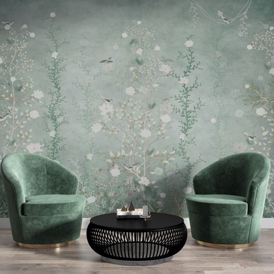 Decono Фототапет Ментов Флорал