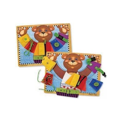 Melissa & Doug Активити игра - Дървен борд за Основни умения, 13784 Melissa and Doug, 000772137843