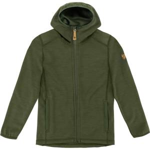 Fjällräven Детско поларено яке Fjällräven Kid's Keb Fleece Hoodie Wool jacket - Deep Forest - размер 152 (EU) (703-2021-0416)