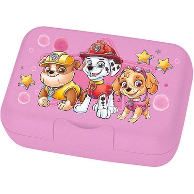 Koziol Dětský svačinový box CANDY TLAPKOVÁ PATROLA, růžový