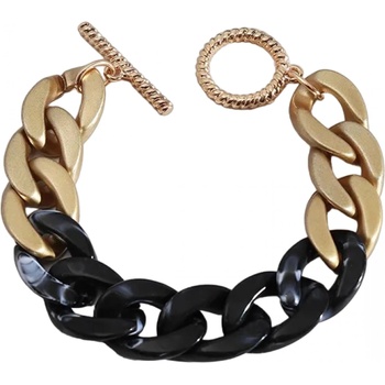 HARAHU Гривна ca-28650 - Златна / Черна kp28650 (ca-28650)