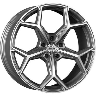 GMP A101 8.5x20 5x114.3 ET40 moon gray diamond