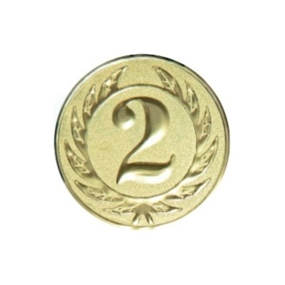 Kovový emblém 2. místo 062