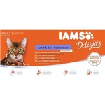 Iams Delights Adult Land & Sea Collection in gravy 48x85 g