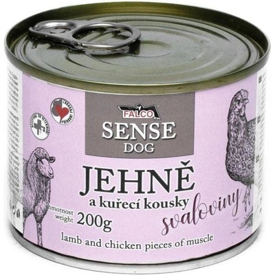 Sokol Falco Sense Dog kačica a jahňacie 200 g