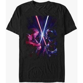 ZOOT. Fan Obi Van Kenobi Darth Vader ZOOT. FAN Star Wars - унисекс тениска ZOOT. Fan | Cheren | МЪЖЕ | L