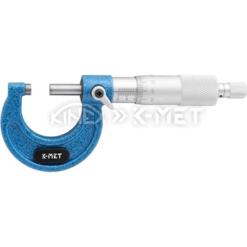 KINEX Микрометър K-MET 7002-02-025, DIN 863, 0-25 mm, 0.01 mm (7002-02-025)