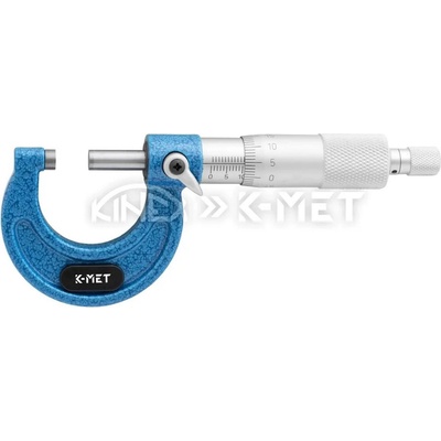 KINEX Микрометър K-MET 7002-02-025, DIN 863, 0-25 mm, 0.01 mm (7002-02-025)