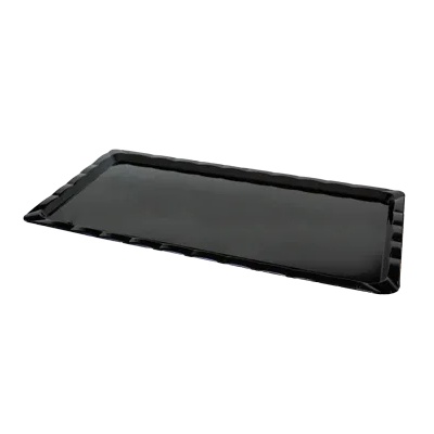 ALKAN AN-Плато за десерти 15x30см(ZCP 224/3)ЧЕРНО (0136507)