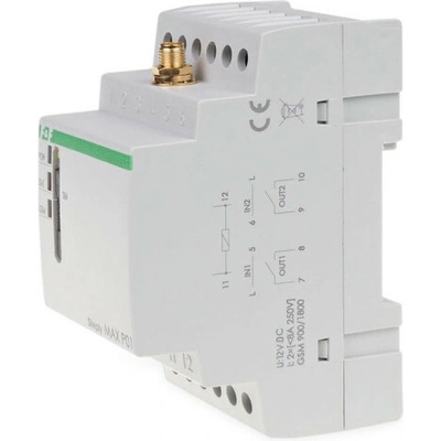 SIMply MAX P01 12V - GSM relé ZAPNI/VYPNI, 12V, 8a 2x NO