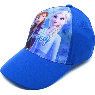 Euroswan detská šiltovka Frozen Anna a Elsa tmavo modrá