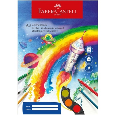 Faber-Castell Блок за рисуване, офсетова хартия, А3, 100 g/m (1575120032)