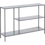 Premier Housewares Сива стоманена конзолна маса 30x120 cm Acero - Premier Housewares (2406606)