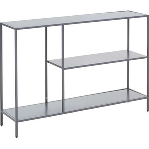 Premier Housewares Сива стоманена конзолна маса 30x120 cm Acero - Premier Housewares (2406606)