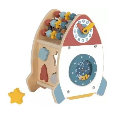Tooky Toy Играчка Tooky: Ракета Occupy, дървена