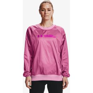 Under Armour Дамски суитшърт Under Armour Recover Storm Woven Shine Crew Under Armour | Rozov Lilav | ЖЕНИ | M