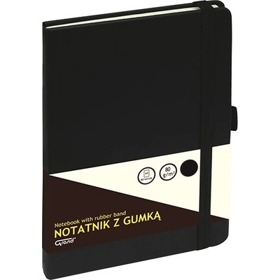 Grand Тетрадка карирана grand a/5 80 страници гумена мека корица черна 150-1381 (150-1381)