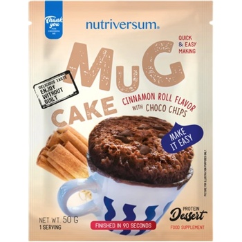 Nutriversum Mug Cake | Protein Dessert [50 грама] Канелено кексече с шоколадови парченца