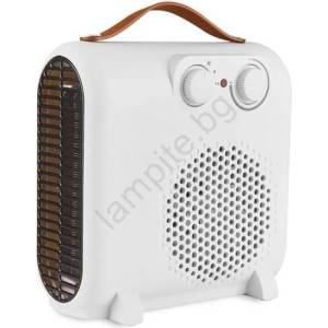 Kobi Вентилатор с нагревател 1000/2000w/230v бял (kb0755)