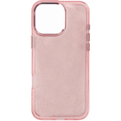 HQWear Кейс Glitter Case за iPhone 16 Pro, розов/брокат (5907769364020)