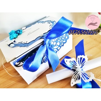 PassionisArt Покана за кръщене за Кръстници