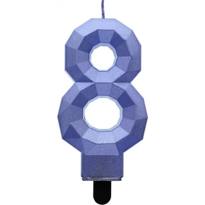 Godan Диамантена метална свещ - синя 8