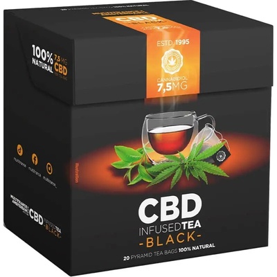Multitrance CBD Černý Čaj CBD 7,5 mg 20 sáčků 30 g