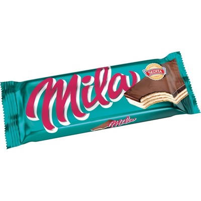 Sedita Mila polomáčané oblátky s mliečnou náplňou 50 g