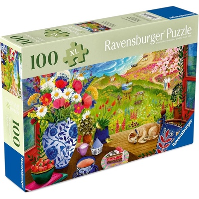 Ravensburger Пъзел Ravensburger от 100 XL части - Изглед през прозореца (12001732)