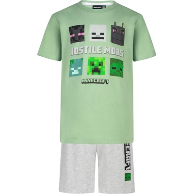 Minecraft Пижама с къс ръкав Minecraft Mobs, размер 140 (GC-MNCT-111A_140)