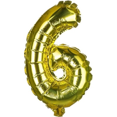 Banquet Balónek nafukovací foliový č.6 MY PARTY výška 30 cm sada