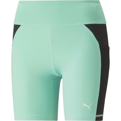 Puma dámske športové kraťasy FIT 5 TIGHT short svetlo zelená čierna