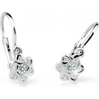Cutie Diamonds detské náušnice z bieleho zlata s briliantmi DC2149-10-00-X-2