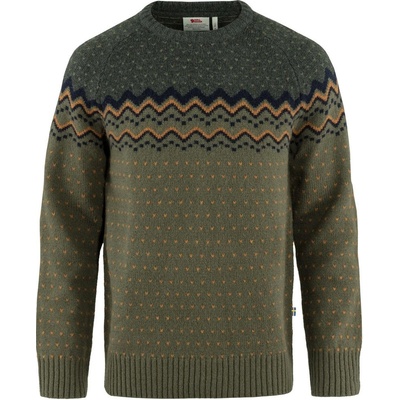 Fjällräven Övik Knit Sweater Laurel Green-Deep Forest