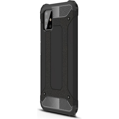 Gigapack Samsung A51 GIGAPACK Defender силиконов протектор за телефон, устойчив на удар, метален ефект, ЧЕРЕН GP-92663 (GP-92663)