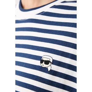 Karl Lagerfeld блуза с дълги ръкави дамска от памук (B4W17080)