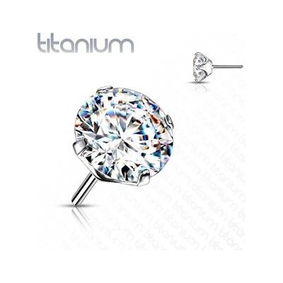 Šperky4U kamínek k PUSH IN piercingu titan TIT1148C-020
