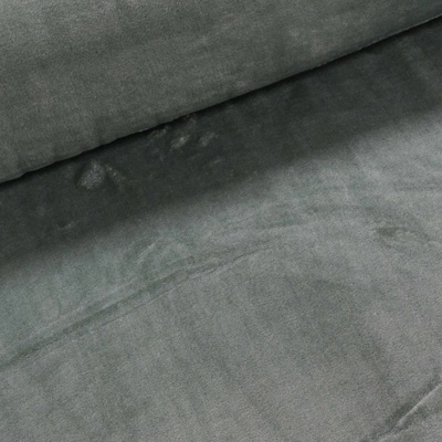 Plyš / mikroplyš 032, oboustranný, jednobarevná světlá khaki, š.150cm (látka v metráži)