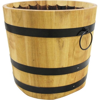 J.A.D. Tools 5970 Květináč dřevěný kulatý (dub) 40x40 cm