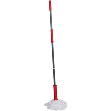 Dirt Devil Mop z mikrovlákna 125 x ⌀ 7,5 CM červený šedý