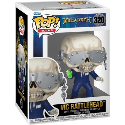 Funko Pop! Megadeth Vic Rattlehead 320 9 cm – Zboží Dáma