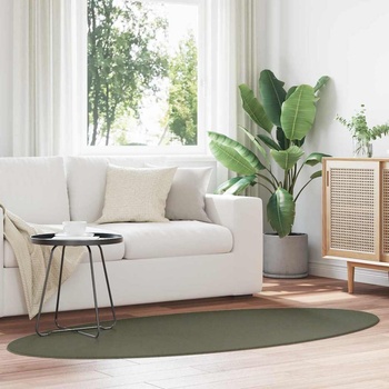 vidaXL Килим HUARTE Горско зелено 120 x 170 cm Полиестер (4103644)