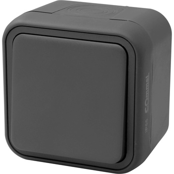 Commel Девиаторен ключ за открит монтаж IP55 цвят Антрацит Commel (C043-102)