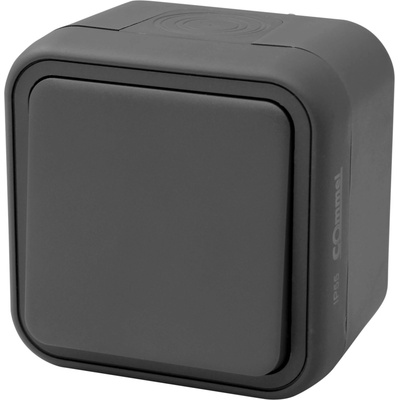 Commel Девиаторен ключ за открит монтаж IP55 цвят Антрацит Commel (C043-102)