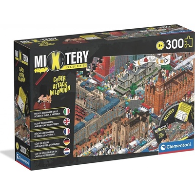 Clementoni MIXTERY Útok hackerů v Londýně 300 dielov