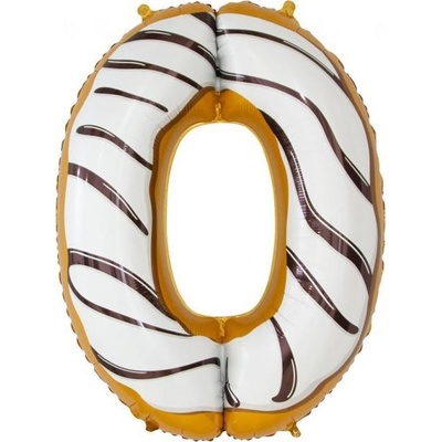 Godan balloons Fóliový balónek číslo 0 sušenka 78 cm KK