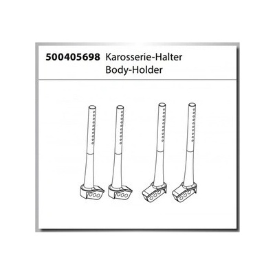 Carson Tamiya Držiak tela pre Beetle Warrior